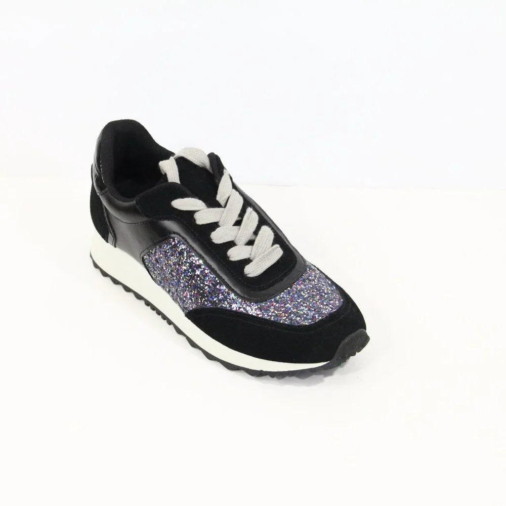 Steve Madden Sneakers New sz 7.5 Women Glitter Fashion Shoes Mabyl